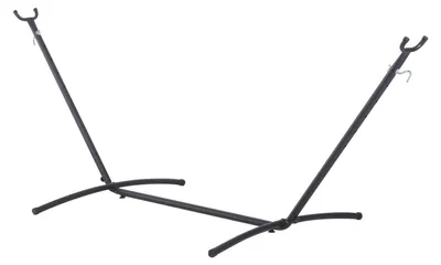 Zdjęcie produktu dla Rama Hamakowa Do Hamaka Stojak Hamakowy Z Haczykami Ogrodowa Plaża Metalowa 280 X 120 X 110 Cm Do 120 Kg
