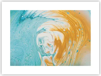 Produktbild von Poster - Poster ohne Rahmen - Abstraktion verschüttet Farben - 40x30 cm - Wand Bild - Wanddeko - Wandbilder - Kunstposter - Wandposter - Bilder - Kunstdruck - Wanddekoration - P2XAA40x30-4742