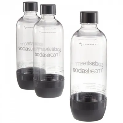 Produktbild von SodaStream PET 1-Liter-Flasche im 3er-Pack, grau