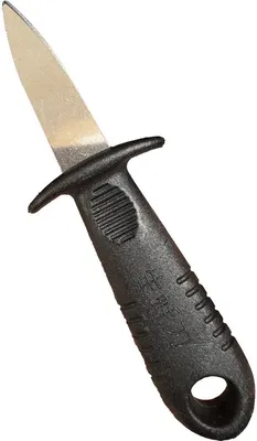 Produktbild von Austernmesser - Austernmesser - Edelstahl - Austernmesser - Austernöffner - Schwarz - 12CM - Handliches Messer zum Öffnen von Austern - CHPN