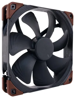 Image de Noctua NF-A14 industrialPPC-2000 Computer case Fan 14 cm Black  Brown