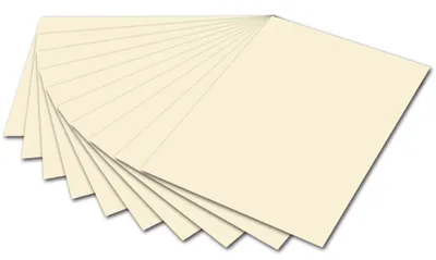 Image de 10x Foil 6108E Photocarton - 50 x 70 cm, beige