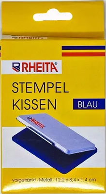 Obrázek produktu pro RHEITA inkoustový polštářek 7 x 11 cm modrý
