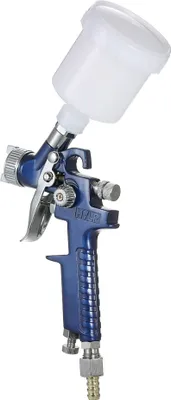 Obrázek produktu pro 1,0 mm mini HVLP vzduchová pistole, sada pro airbrush, stříkací pistole, sada pro gravitační airbrush, lakování automobilů pro opravy