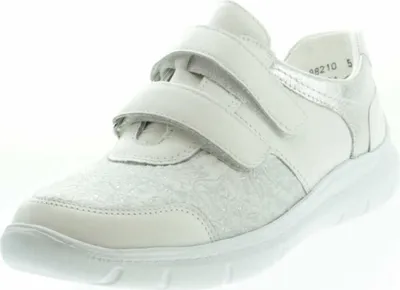 Produktbild von Waldläufer 796H31 302 663 Damen Halbschuh Leonie Weiss - Silber, Weiss, Gr. 71/2