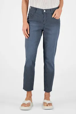 Produktbild von Gardeur Women Damen Hose ZURI128 - Slim - ZURI128-621951-7169 - dark rinse used - Schwarz Größe 40