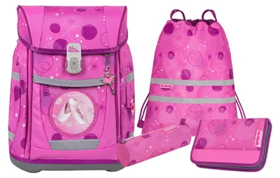 Image de McNeill sac d'école Tenero Schoolbag Set 5 pièces Pinky rose