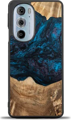 Produktbild von Holzhülle Bewood Unique Planets - Neptun für Motorola Edge 30 Pro