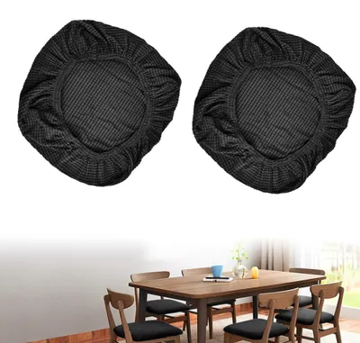 2 Stuhlbezüge elastisch 38-50 cm maschinenwaschbar