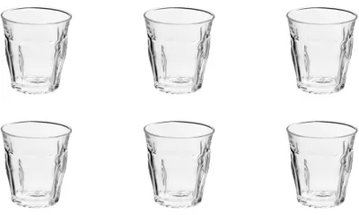 Immagine prodotto di Bicchieri da acqua Duralex Picardie da 250 ml, set da 6, impilabili
