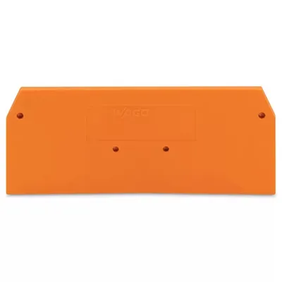 Produktbild von WAGO 281-326 Abschluss- und Zwischenplatte orange
