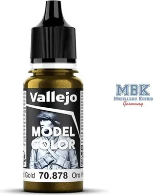 Produktbild von Vallejo 70.878, 17 ml, Gold, Metallisch, Flasche