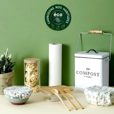 Image de Couverts Reutilisables En Bambou Avec Pochon