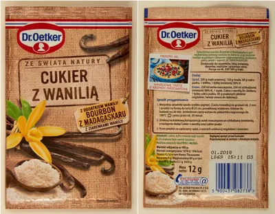 Obrázok produktu pre Dr. Oetker Vanilkový cukor 12 g