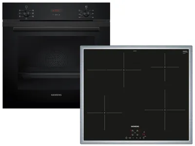 Produktbild von Siemens EQ222IA01Z, Zonen-Induktionskochfeld, 4 Zone(n), Glaskeramik, Schwarz, Berührung, 58,3 cm