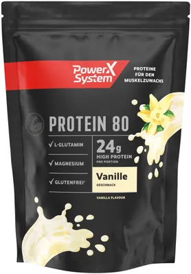 Produktbild von Power System Protein 80 Vanille Proteinpulver 360,0 g