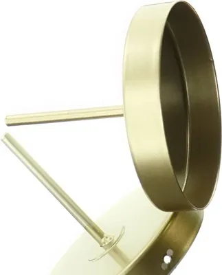 Produktbild von nature trends Kerzenhalter Goldfarben mit Stiel Ø 8,1 cm - Metall