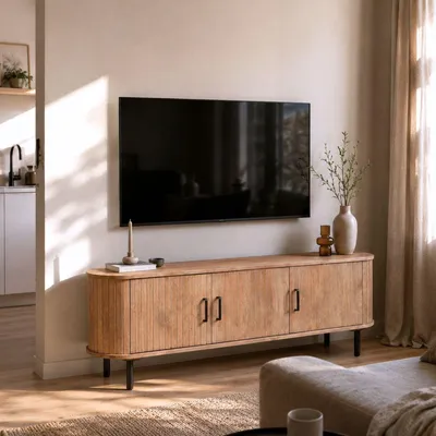 Productafbeelding van Tv-meubel Merel Naturel 160cm - Giga Meubel