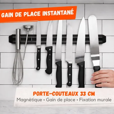 Image de Porte-Couteaux Magnétique 33 cm