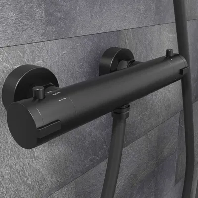 Produktbild von SCHÜTTE Thermostat-Armatur LONDON schwarz