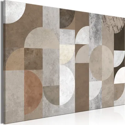 Produktbild von Modernes Wandbild n-A-1426-b-a (120x80 cm) - 1 Teilig Bilder Fotografie auf Leinwand Foto Bild Dekoration Wand Bilder Kunstdruck ABSTRAKT GEOMETRIE