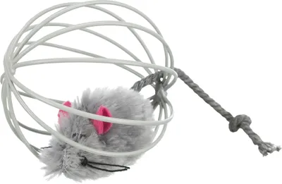 Produktbild von TRIXIE Maus im Gitterball, Plüsch, Ø 6 cm