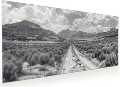 Produktbild von Küchenrückwand Spritzschutz Glas mit Motiv Gebirgspanorama 40 x 40 cm