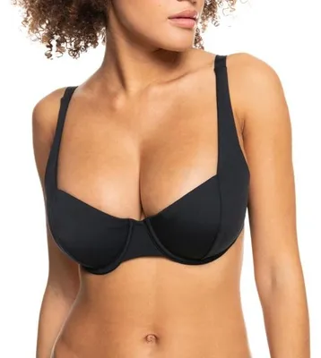 Zdjęcie produktu dla ROXY Bikini Top Beach Classics antracytowy L