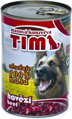 Obrázok produktu pre Konzerva pre psov Falco TIM 400g hovädzie hovädzie droby