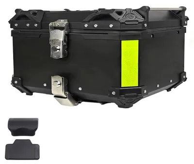 Produktbild von Motorrad Topcase, wasserdichtes Design, Diebstahlschutzschloss, Schwarz