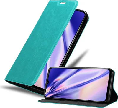 Produktbild von Cadorabo Hülle für Vivo Y52 5G / Y72 5G Schutz Hülle in Türkis Handyhülle Etui Case Cover Magnetverschluss