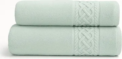 Produktbild von Handtuch, Baumwollhandtuch, elegant, Sydney 70x140 Minze