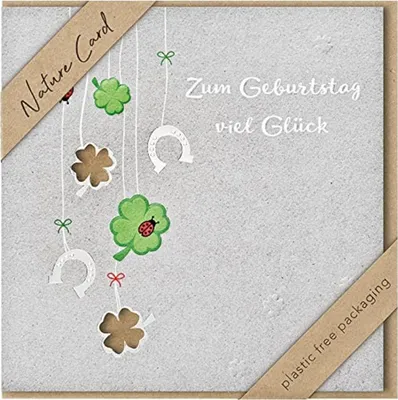 Produktbild von bsb 694015-2 Geburtstagskarte - Natur Card, inkl. Umschlag