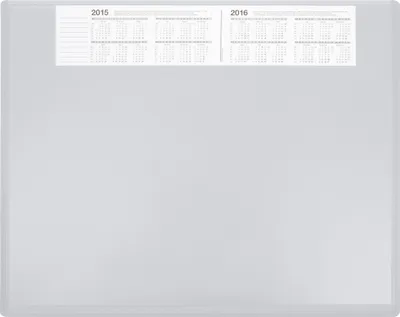 Produktbild von Soennecken Schreibunterlage 3654 63x50cm Kunststoff grau