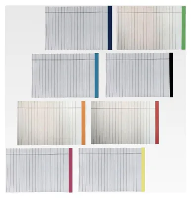 Produktbild von 8 Stück A6 Schreibblöcke liniert mit abreißbaren Seiten, kleines liniertes Notizbuch aus dickem Papier für Schule, Büro und Beruf
