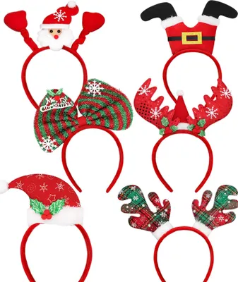 Immagine prodotto di Set di 12 cerchietti a tema natalizio per le feste