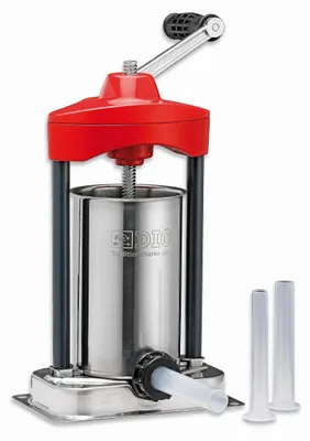 Tafelwurstfüller 3 Liter Handwurstfüllmaschine aus Edelstahl