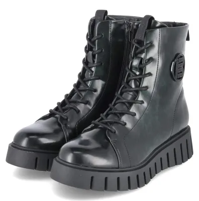 Produktbild von TT. Bagatt Damen Schnürboots Grün Synthetik Größe: 38