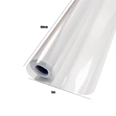 Produktbild von Zimtky Wandschutzfolie HD transparentes PP, 40x500cm, selbstklebend, Anti-Kratzer