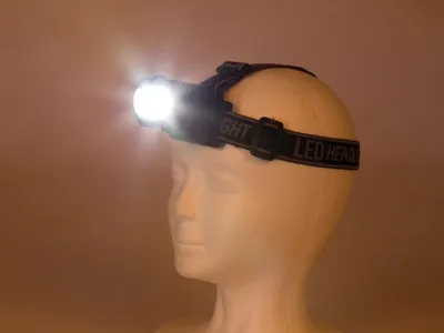 Produktbild von Stirnlampe Kopflampe mit 3Watt COB LED - EHL19