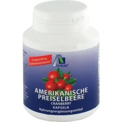 Obrázok produktu pre Cranberry American 400 mg Capsules 100 kapsúl