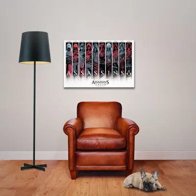Produktbild von Assassins Creed - Poster - Assassins + 1 Packung tesa Powerstrips® - Inhalt 20 Stück