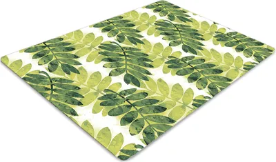Obrázok produktu pre Podlahová ochranná podložka - Ochranná podložka pod stoličku - Podlahová podložka - 140x100 cm - Jarzebina listy
