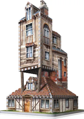 Produktbild von Wrebbit Harry Potter Weasley Familienhaus 3d Puzzle Mehrfarbig  Mehrfarbig One Size