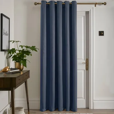 Thermovorhang mit Ösen 168x214 cm marineblau 1 Paneel