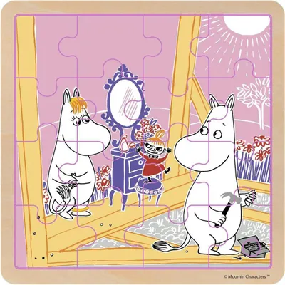 Produktbild von Puzzle 16 Teile Holzpuzzle Konstruktionsspaß