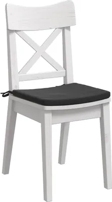 Immagine prodotto di vidaXL Cuscino di seduta 4 pezzi Nero 40 x 40 x 3 cm Velluto