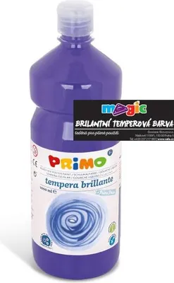 Productafbeelding van Primo 204BR1000400, temperaverf, 1000 ml, fles, paars