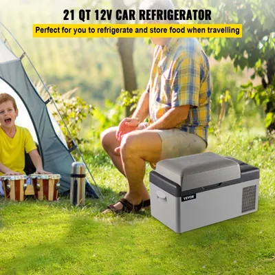 Image de Mini-réfrigérateur - Mini-réfrigérateur pour boissons - Refroidisseur portable à compresseur - Glacière pour camping