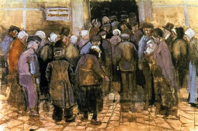 Zdjęcie produktu dla Vincent Van Gogh Kunstdruck Bild - Die Staatslotterie (80 x 120 cm)